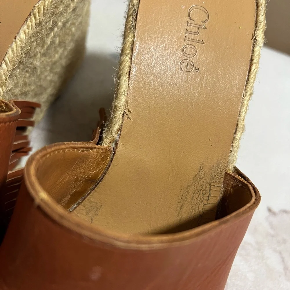 Chloe Tan Wedges - Picture 5 of 12